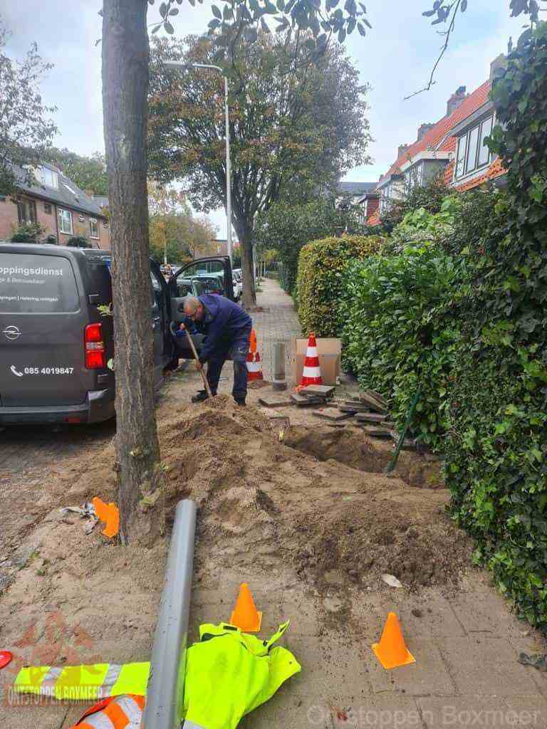 Graven riool Boxmeer